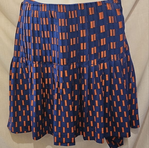 Diane Von Furstenberg set blue and orange - Picture 3 of 4